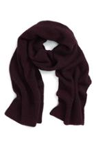 Men's Calibrate Wool & Cashmere Scarf, Size - Burgundy