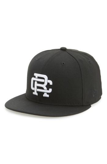 Men's Reigning Champ New Era Fitted Baseball Cap 1/4 - Black