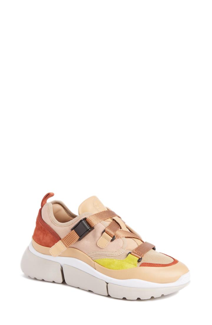 Women's Chloe Sonnie Low Top Sneaker Us / 36eu - Pink
