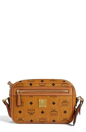 Mcm 'small Heritage' Crossbody Bag - Brown