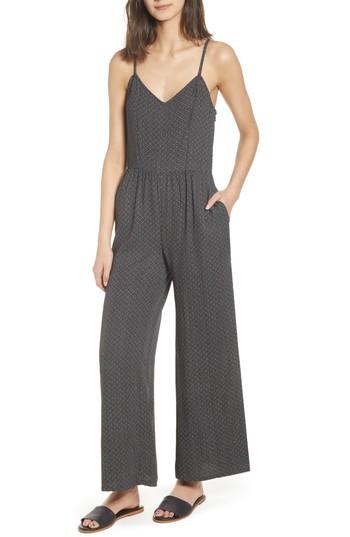 Women's Hinge Gathered Waist Pantsuit, Size - Black