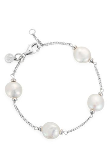 Women's Claudia Bradby Luxe Coin Pearl Bracelet