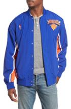 Men's Mitchell & Ness New York Knicks Tailored Fit Warm-up Jacket