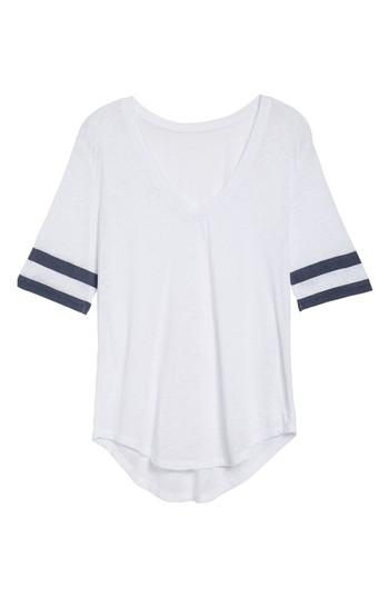 Women's Treasure & Bond Sporty Tee, Size - White