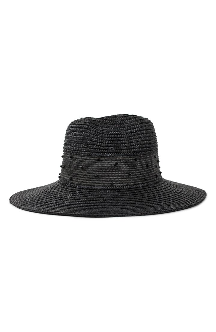 Women's Brixton Macy Raffia Fedora -