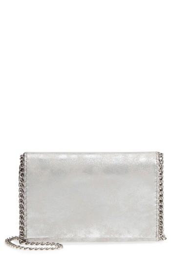 Women's Chelsea28 Faux Leather Wallet On A Chain - Metallic