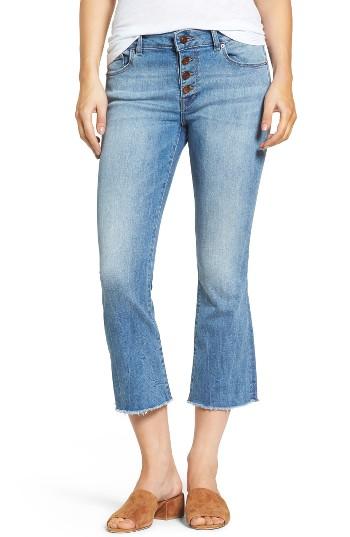 Women's Dl1961 Lara Instasculpt Crop Flare Jeans - Blue
