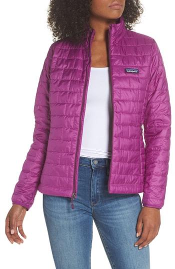 Women's Patagonia Nano Puff Water Resistant Jacket - Purple