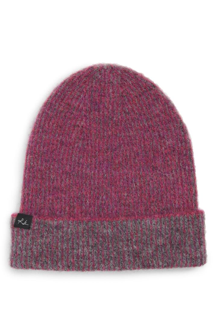 Women's Rag & Bone Jonie Beanie - Burgundy