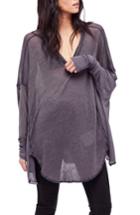 Women's Free People Never Give Up Tee - Grey