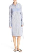Women's Tibi Removable Strap Stripe Shirtdress