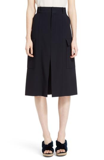 Women's Chloe Cady Skirt Us / 40 Fr - Blue
