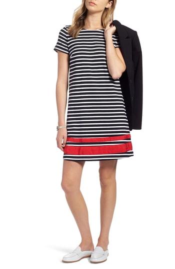 Women's 1901 Grosgrain Hem Swing Dress, Size - Black