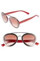 Women's Valentino 58mm Round Sunglasses -