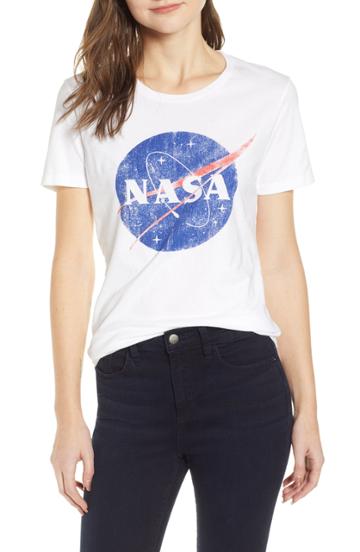 Women's Recycled Karma Nasa Graphic Tee - White