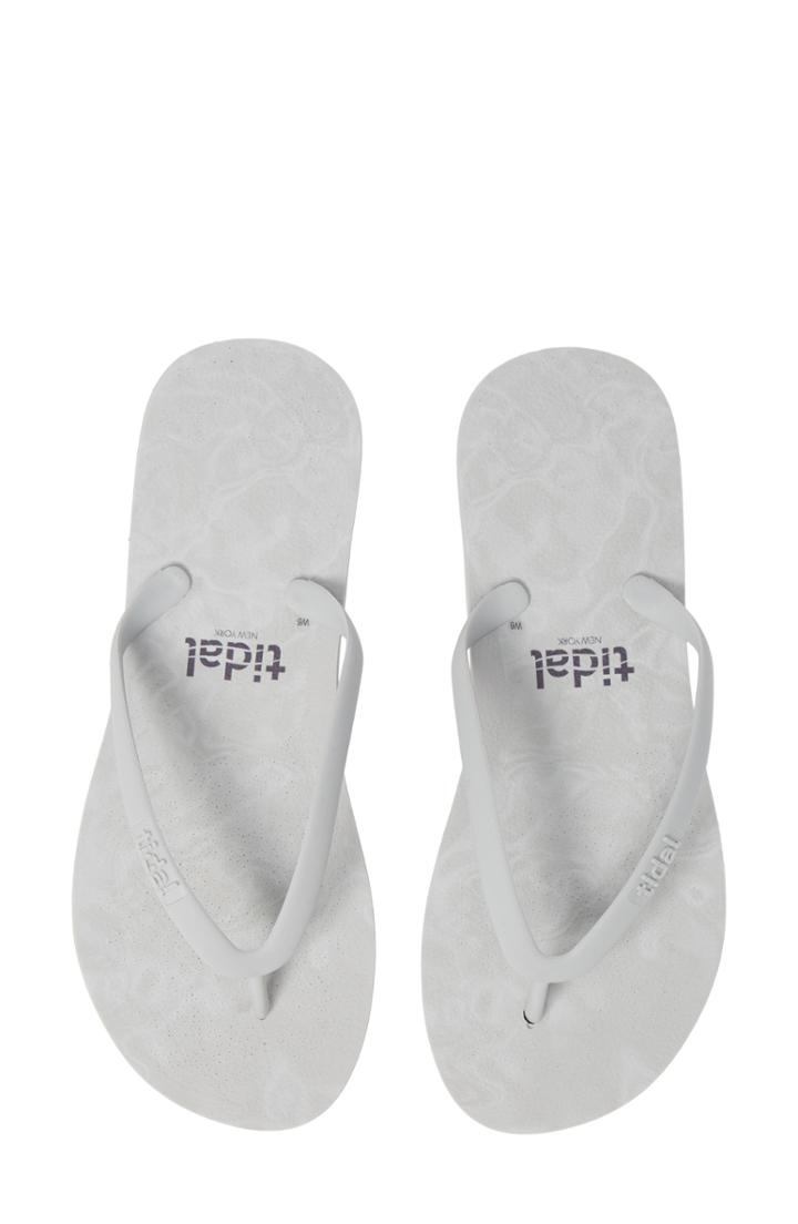 Women's Tidal New York Tide Flip Flop M - Grey