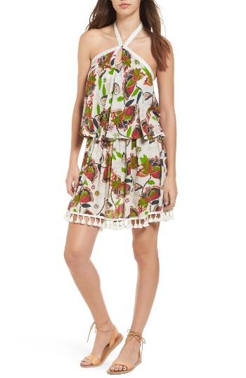 Women's Raga Tropical Paradise Halter Dress - Ivory