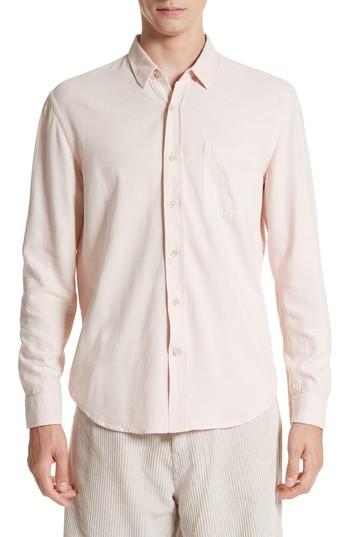 Men's Our Legacy Classic Silk Shirt Eu - Pink