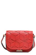 Welden Mini Summit Leather Crossbody Bag - Red
