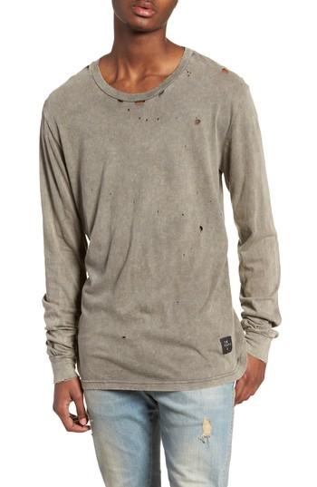 Men's The People Vs. Moth Long Sleeve T-shirt - Beige