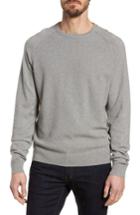 Men's Nordstrom Men's Shop Crewneck Cotton & Cashmere Sweater - Grey