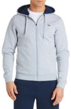 Men's Lacoste Fleece Zip Hoodie (m) - Metallic