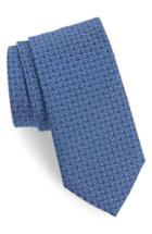 Men's Salvatore Ferragamo Elva Print Silk Tie, Size - Yellow