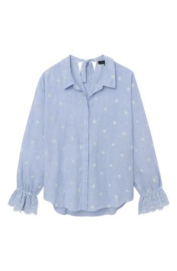 Women's Sanctuary Hazel Boy Eyelet Shirt