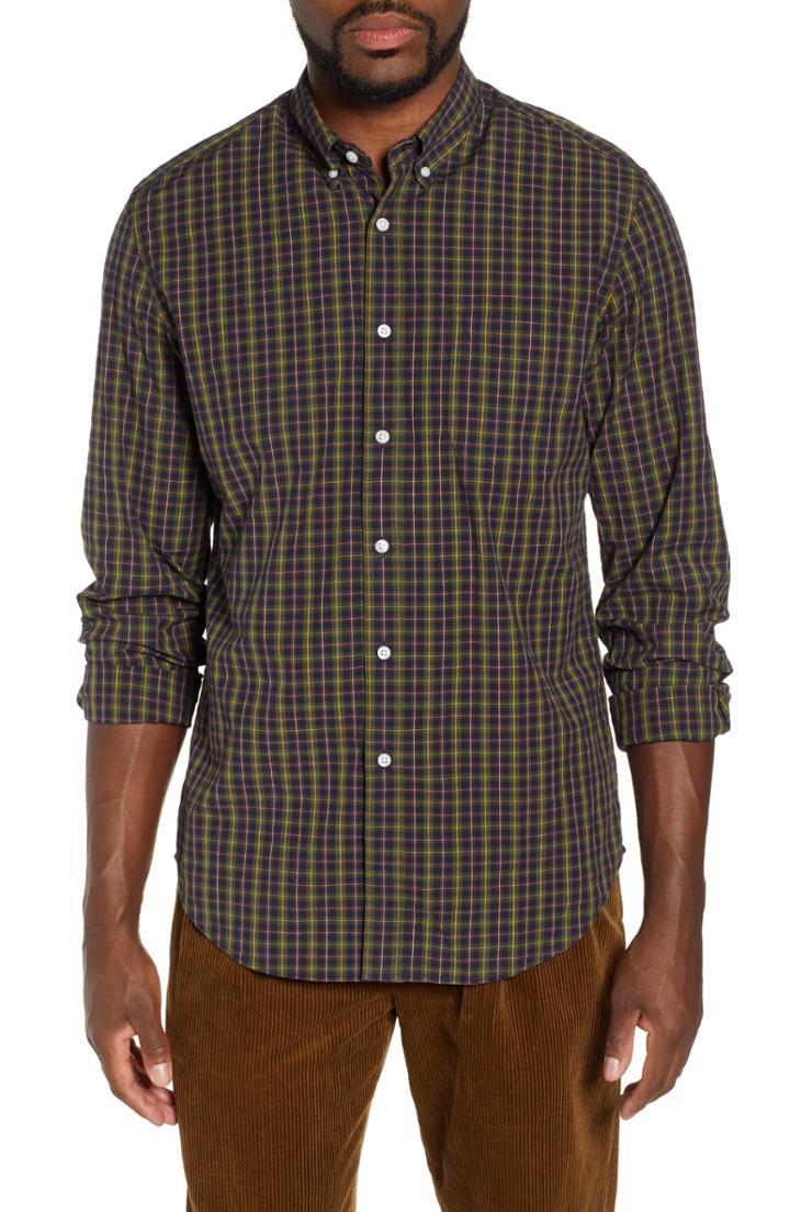 Men's J.crew Ashford Tartan Stretch Secret Wash Shirt