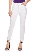 Women's Sandro Blanc White Zip Jeans Us / 34 Fr - White