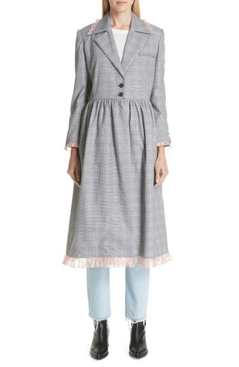 Women's Sandy Liang Chelle Plaid Blazer Dress - Grey
