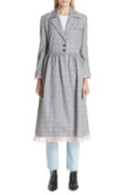 Women's Sandy Liang Chelle Plaid Blazer Dress - Grey