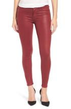 Women's Hudson Jeans Coated Super Skinny Jeans - Red