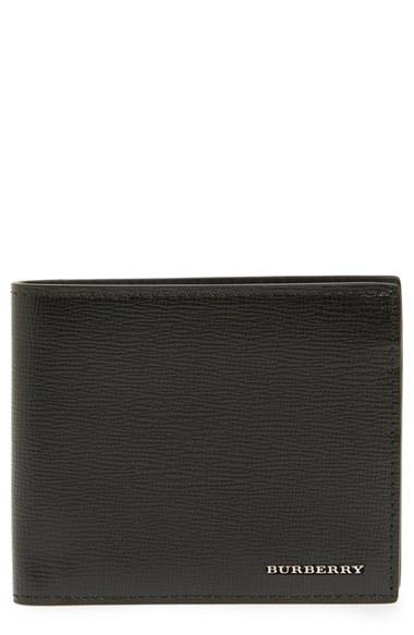 Men's Burberry Leather Billfold Wallet -