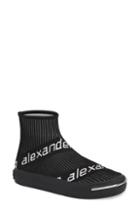 Women's Alexander Wang Pia Logo Sock Sneaker .5us / 35.5eu - Black