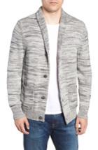 Men's Life/after/denim Quebec Slim Fit Shawl Cardigan - Grey