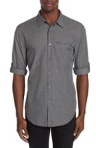 Men's John Varvatos Roller Sleeve Sport Shirt - Blue