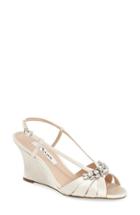 Women's Nina 'voleta' Wedge Sandal M - Ivory