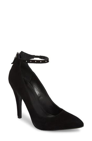 Women's Bp. Janel Ankle Strap Pump .5 M - Black