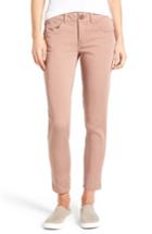 Petite Women's Wit & Wisdom Ab-solution Stretch Twill Skinny Pants P - Pink