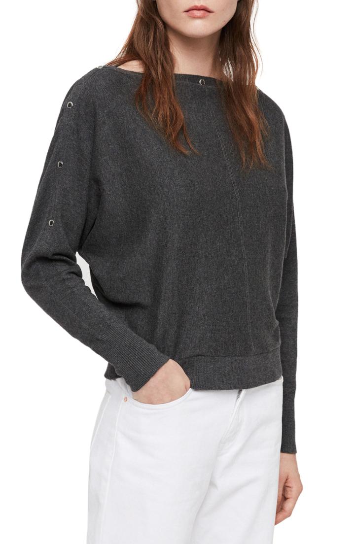 Women's Allsaints Elle Sweater - Grey