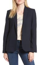 Women's Zadig & Voltaire Victor Love Bis Studded Jacket Us / 38 Fr - Black