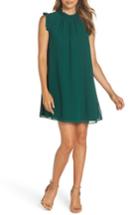 Women's Ali & Jay Wonderful Things Ruffle Neck Shift Dress - Green