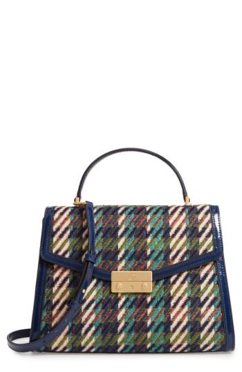 Tory Burch Juliette Tweed Top Handle Satchel -