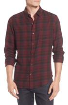 Men's Bonobos Slim Fit Plaid Brushed Twill Sport Shirt