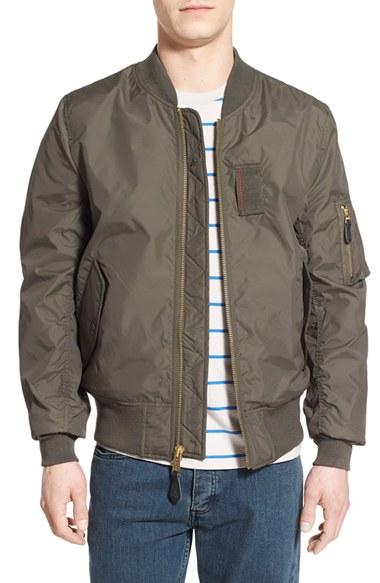 Men's Alpha Industries 'skymaster' Lightweight Ma-1 Bomber Jacket - Grey