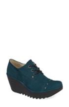 Women's Fly London Yoti Lace-up Wedge .5-8us / 38eu - Green