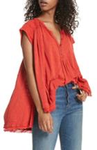 Women's Free People Aster Henley Top - Purple