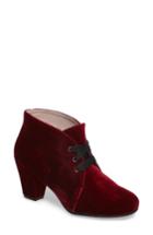 Women's Patricia Green Clair Lace-up Bootie M - Burgundy