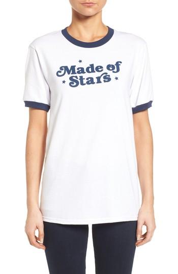Women's Redwolf Made Of Stars Tee - White